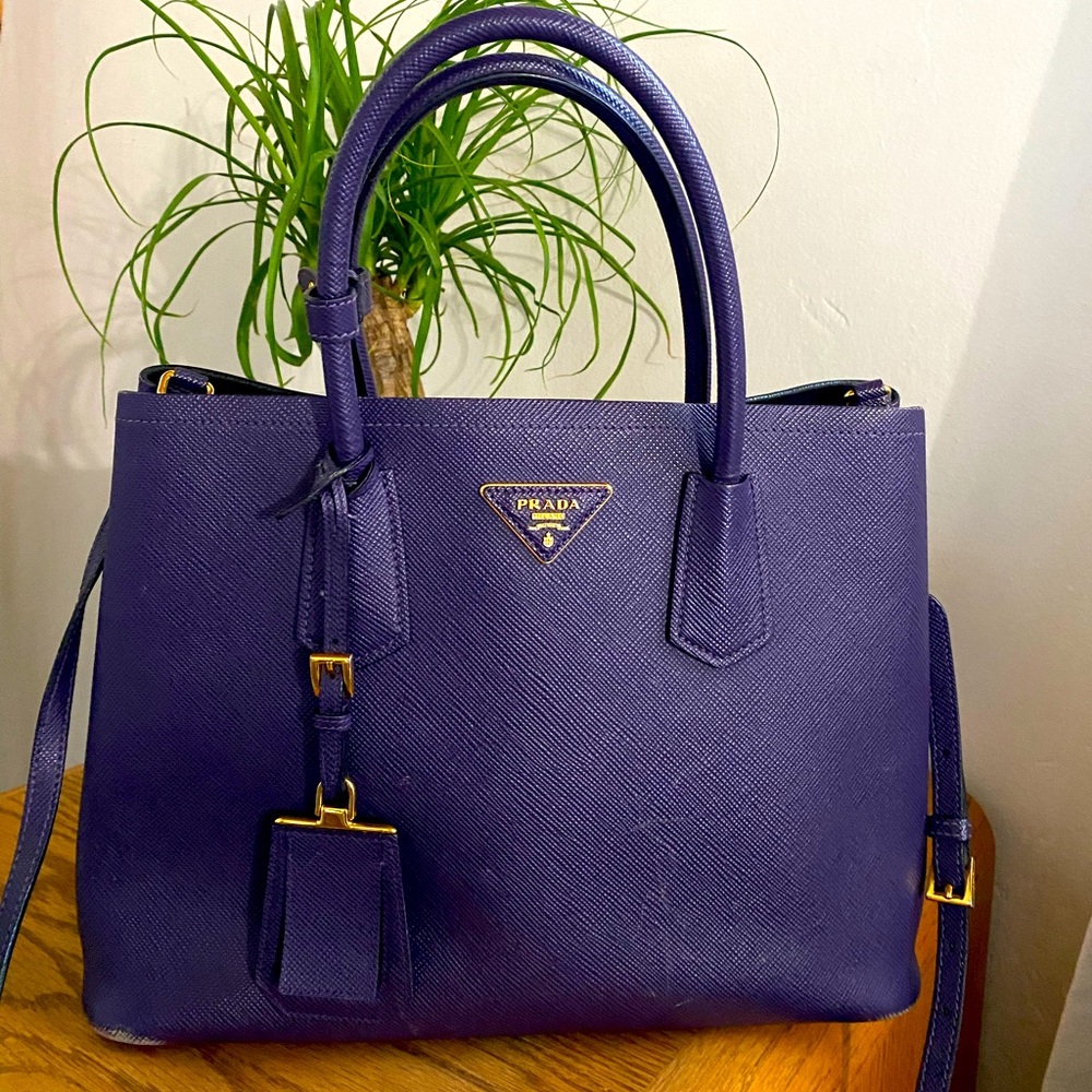 Violet Prada Saffiano Lux Tote